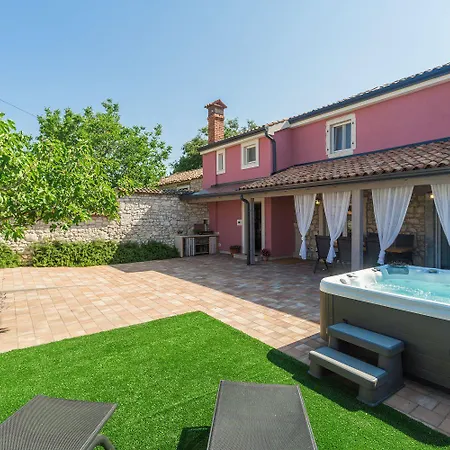 別荘 Idyllisches Istrisches Steinhaus Mit Whirlpool, Tischtennis, Grill Und Klimatisierten Schlafzimmern *