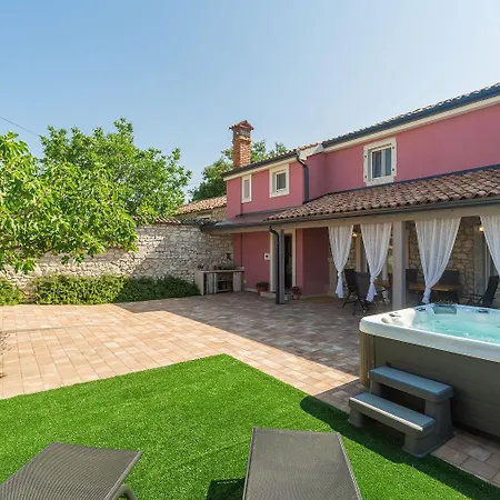 Idyllisches Istrisches Steinhaus Mit Whirlpool, Tischtennis, Grill Und Klimatisierten Schlafzimmern 別荘 ポレッチ